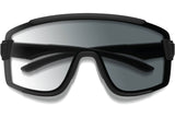 Smith-Brille Wildcat, mattschwarz, Chromapop, photochrom, klar bis grau