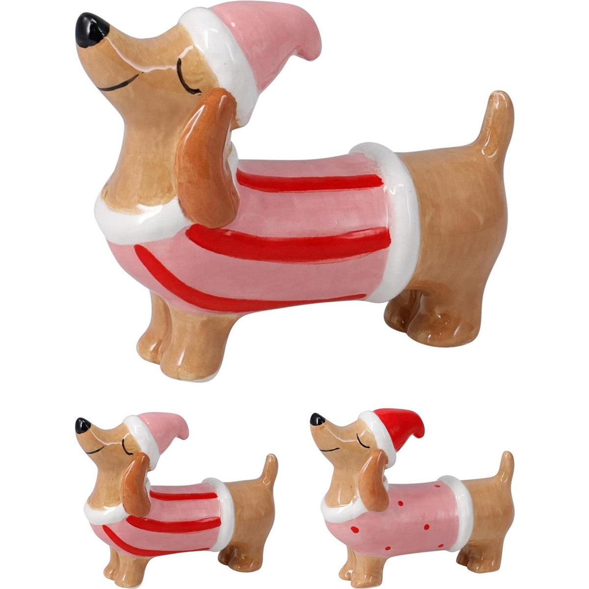 Home styling beeld teckel 7cm 2ass design