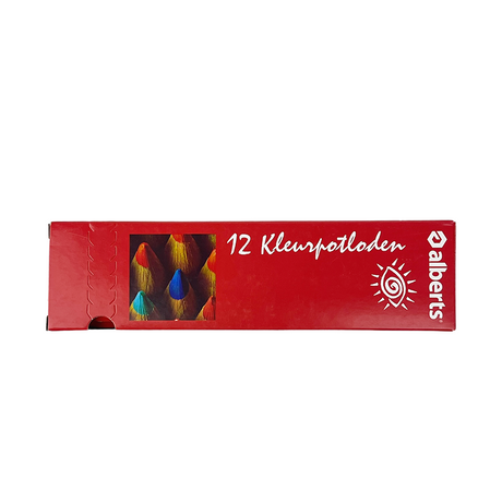Alberts kleurpotloden rood 12 stuks