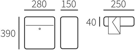 Allux brievenbus 200 antraciet - 40010265