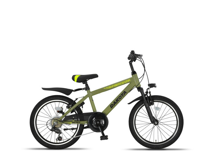 Altec Dakota MTB 20 Zoll Jungen 7G V-Bremsen Armeegrün