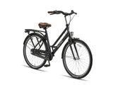 Altec Manta 28 Zoll 55 cm Damen 3V Rollerbrake Matte Schwarz