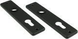 Ami kortschild 180 41 rh profielcilinder 72 zwart 9005 str - 739116