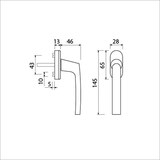 Ami raamgreep 810 7x32 ovaal f1 - 425511