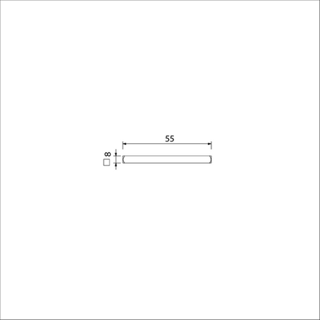 Ami vierkant wc-stift 8x55 mm - 900480