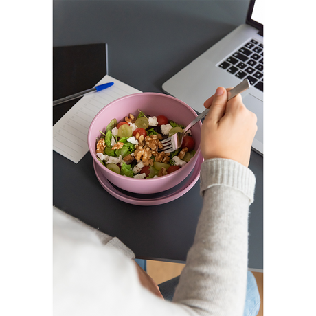 Amuse Life Lunchschüssel mit Deckel, rosa, 1000 ml