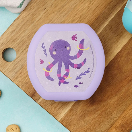 Amuse Lunchbox mittelgroßer lila Oktopus