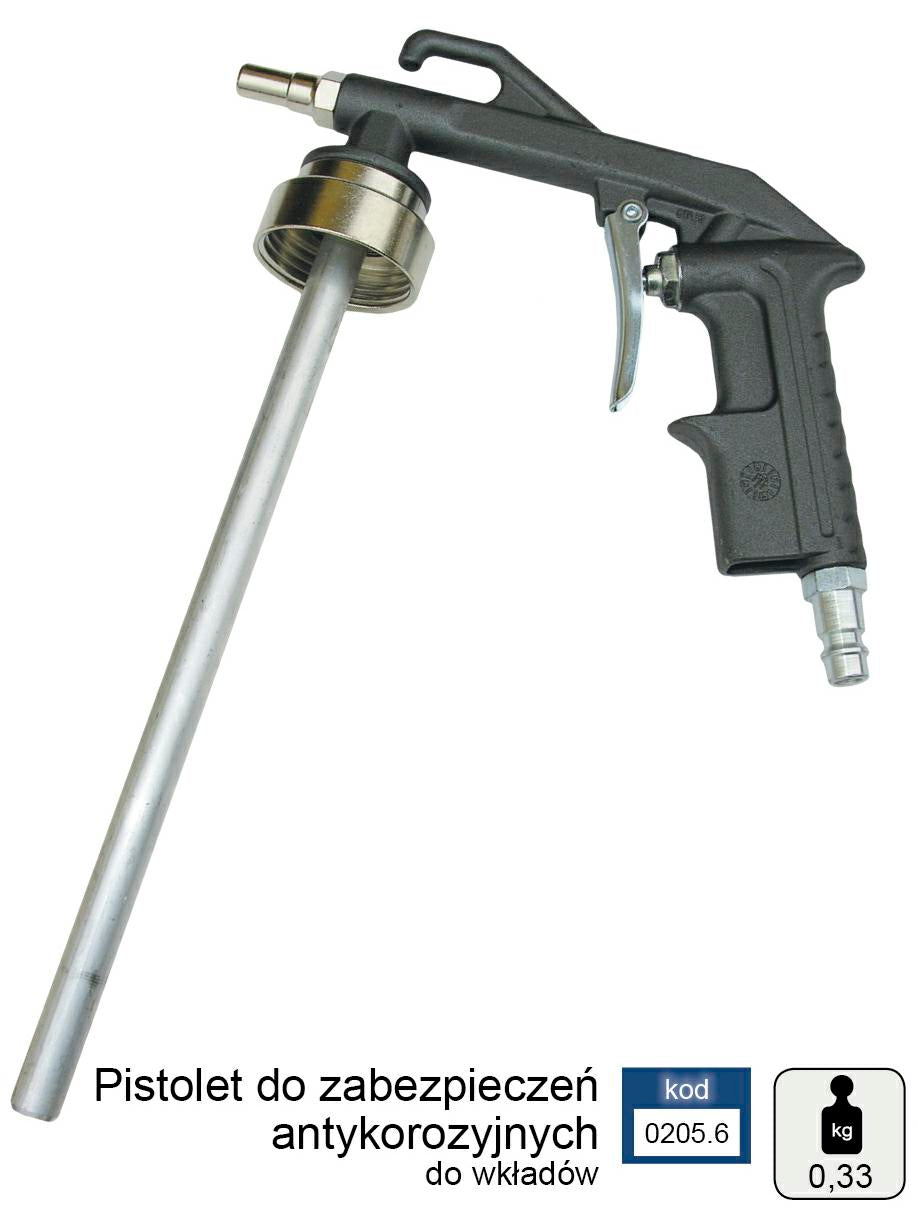 Adler pneumatisch anti-corrosief pistool voor patronen