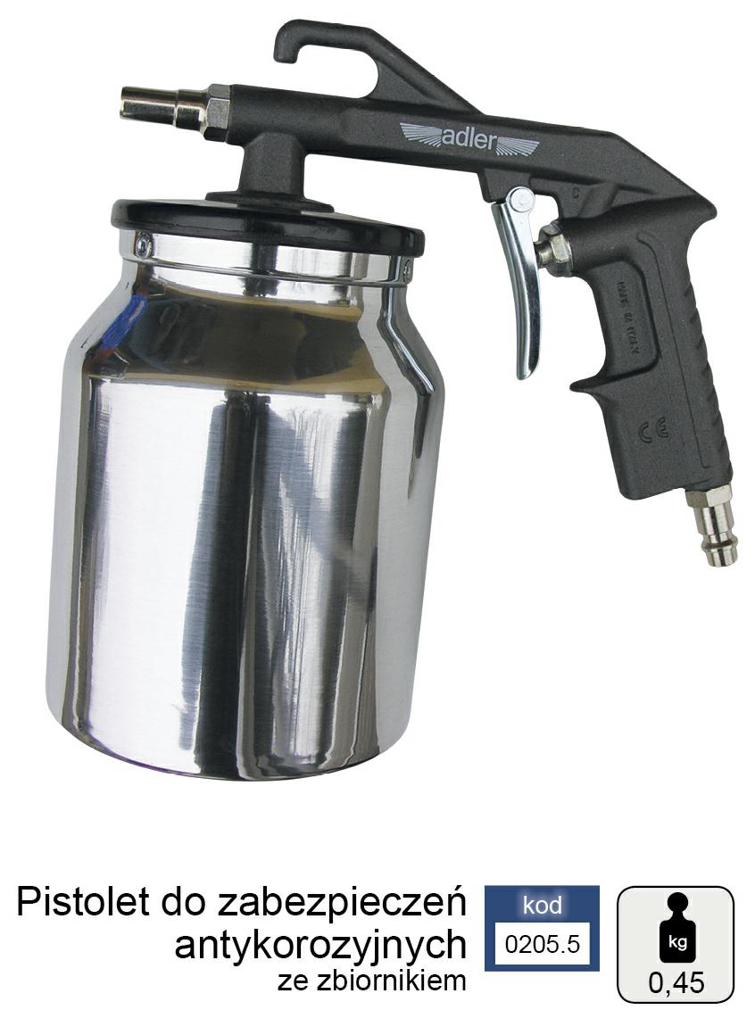 Adler pneumatisch anti-corrosief geweer met tank