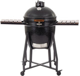 Arbaer Kamado groß Ø 21 Zoll mit Rahmen Keramikschwarz