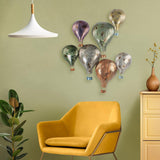 Cozydecor Wanddekoration Heißluftballons 83x99cm