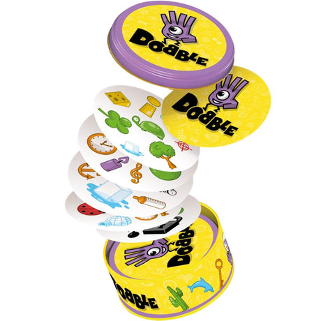 Zygomatic Brettspiel Studio Dobble Classic – Niederländisches Kartenspiel für 2 bis 8 Spieler – lustiges Familienspiel ab 6 Jahren – das blitzschnelle Suchspiel für die ganze Familie