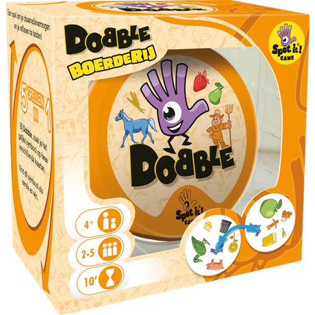 Dobble Farm Kartenspiel ab 4 Jahren 2-5 Spieler