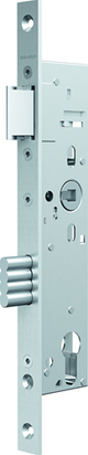 Assa Abloy N1500 Türschloss | dm40mm | PC 92mm | Kurbelloch 8mm | Frontplatte Edelstahl 24x270mm rechteckig | Zamak vernickelter Riegel | dr 1+3 2+4 - 10049531