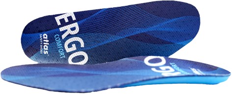Atlas Ergo Komfort-Einlegesohle | blau | Größe 35 - 4043692447797