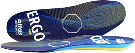 Atlas ergo pro Einlegesohle | blau gelb | Größe 44 - 4043692447872