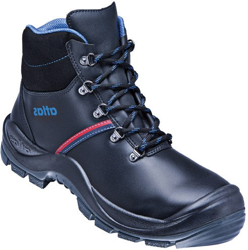 Atlas Arbeitsschuh Anatomic Bau 500 High S3 | schwarz [w10] | Größe 41 - 11.012.003.41