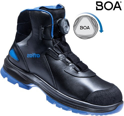 Atlas Arbeitsschuh SL 9845 XP 2.0 boa high S3 | schwarz blau | Größe 41 - 00.012.105.41