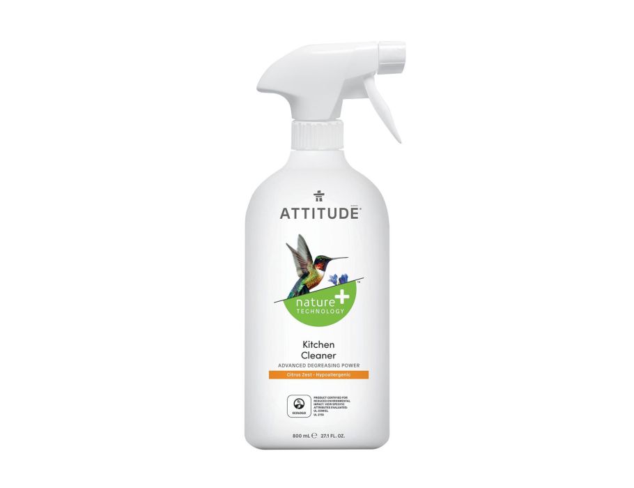 Attitude Nature+ Küchenreiniger-Spray – Zitrusschale – 800 ml