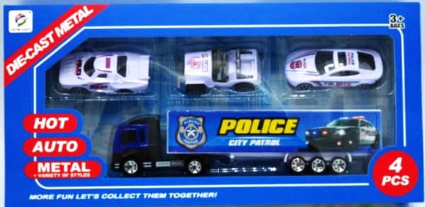 Bongers Spielzeug-Polizeiauto-Set