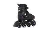 Aventuri verstellbare Inline-Skates Semi-Softboot schwarz Größe 34-37 (m)
