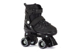 Aventuri verstellbare Rollschuhe Semi-Softboot schwarz Größe 31-34 (S)