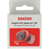 Simson velglint 24i -28i 16mm breed pvc
