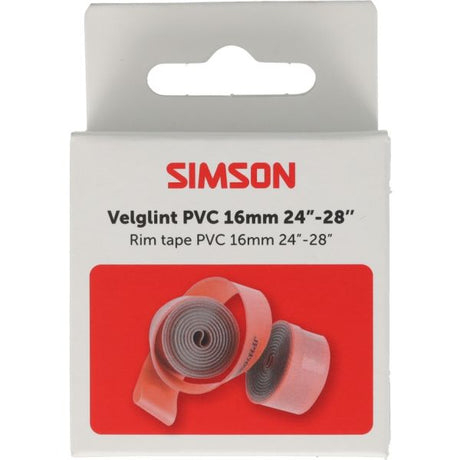Simson velglint 24i -28i 16mm breed pvc