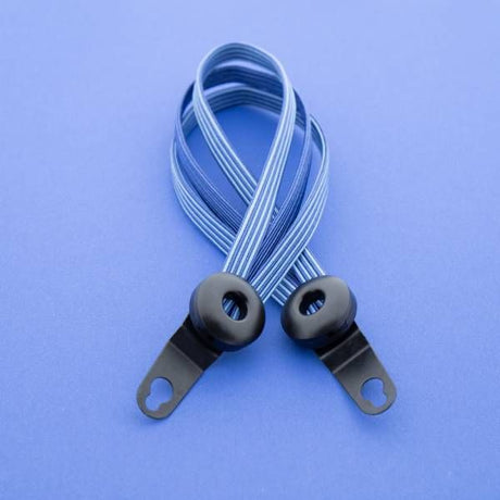 Qibbel Widek Spanngurt Venture 24 schwarze Klammern blau weiß
