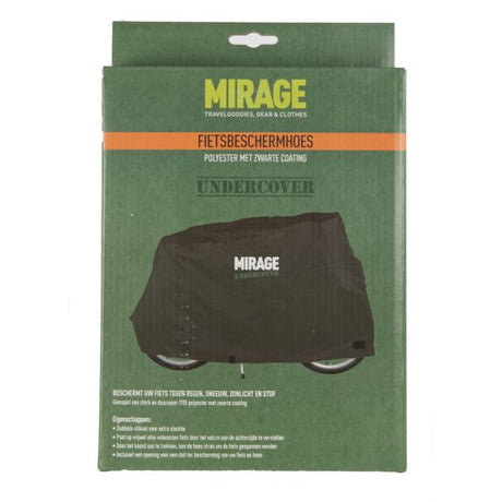 Mirage Undercover Fahrradschutzhülle 170D Polyester, schwarz