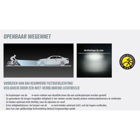 Beleuchtungsset VDO Eco Light M90 USB + Rot plus USB