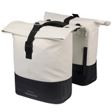 Basil Doppeltasche Cove Mik 2.0. Twin Bags Cove 28-32l Mik Cream Black