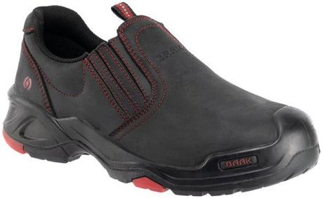 Baak brian instapper 6341 s3 werkschoen | zwart rood | maat 42 - 4031783009108