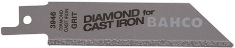 Bahco reciprozaagblad | met diamantkorrels | voor gietijzer en keramiek | 4 tpi | 100 mm - 2-delig - 3946-100-dg-st-2p