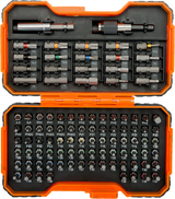 Bahco 59 s100bc-ip Bitsatz | 100-teilig | für Schlitz, Phillips®, Pozidriv®, Sechskant, Robertson und Torx | 59 s100bc-ip