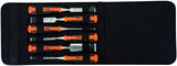 Bahco Profi-Meißel-Set in Leinentasche | 6 Teile - 424p-s6-pp