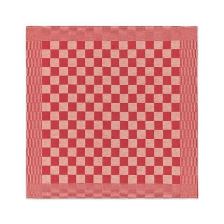 Ddddd Geschirrtuch BBQ rot 60x65cm 6 Stück