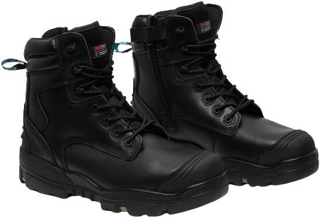 Bata werkschoen longreach zip xw s3 + kn black | zwart (xw) | maat 44 - 00.017.099.44
