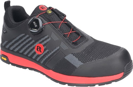 Bata werkschoen radiance vibe s3 boa | zwart rood | maat 41 - 8712843696976