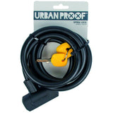 Urbanfestes Spiralschloss 12 mm*150 cm schwarz