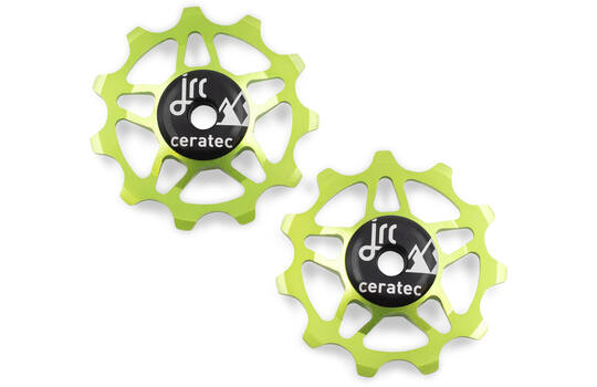 Jrc – Keramik-Umwerfer-Laufradsatz Shimano 105 Ultegra Dura Ace 12 Gang 11 Zähne, grün