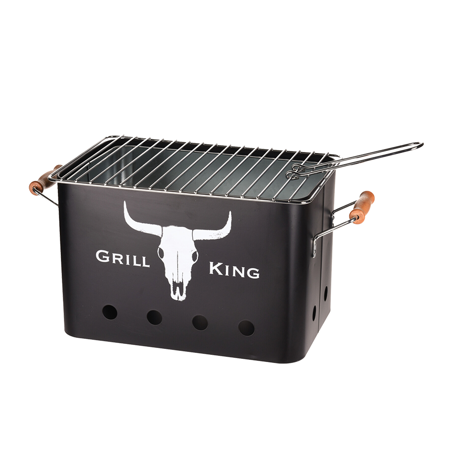 Bbq barbecue mat zwart 32x20x20cm