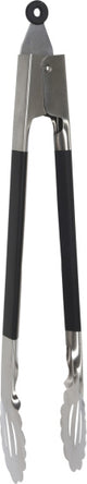 BBQ Barbecue Tong mit Anti -Slip Edelstahl 46 cm schwarz