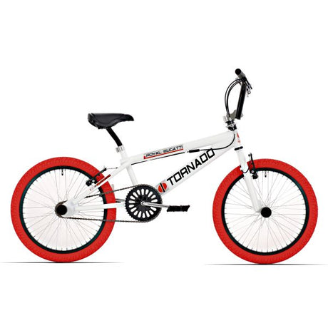 Royal Freestyle BMX 20 - Bugatti - Weiß mit roten Reifen