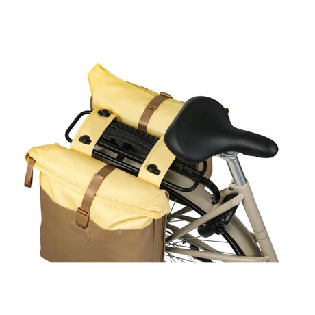 Basil b.v. Doppelte Fahrradtasche Basil Vive Mik 28-35l 14 x 30 x 38 cm - Sandgelb
