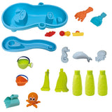 Strandspielzeug Sand und Wassertisch mit Accessoires 19-Piece
