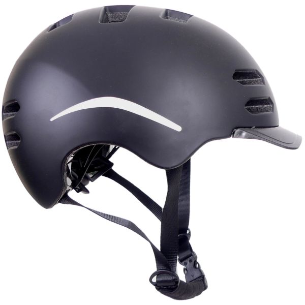 Edge Fahrradhelm Urban E-Bike Pedelec Medium (54–58 cm) – Schwarz – NTA 8776 Gütezeichen (Moped Speed Pedelec)