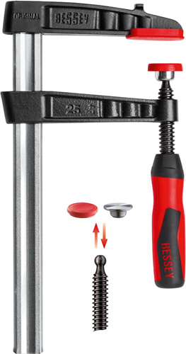 Bessey-Klemme mit Gusshalterungen tg-2k 120 60 - tg122k