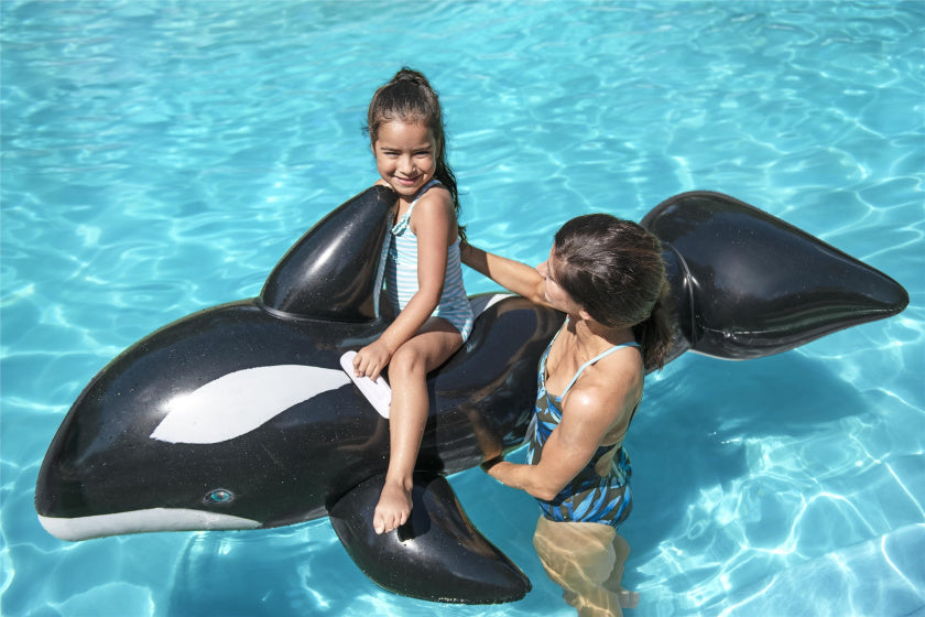 Bestway aufblasbares Spielzeug Orca 183 cm Schwarz und Weiß