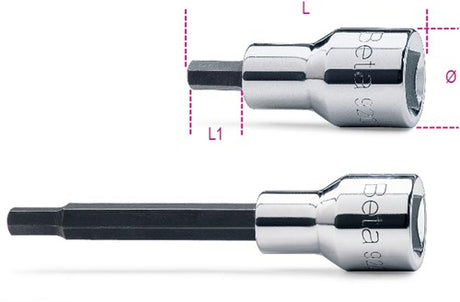 Beta schroevendraaierdoppen voor binnenzeskant schroeven 920pe 6l - 009200418